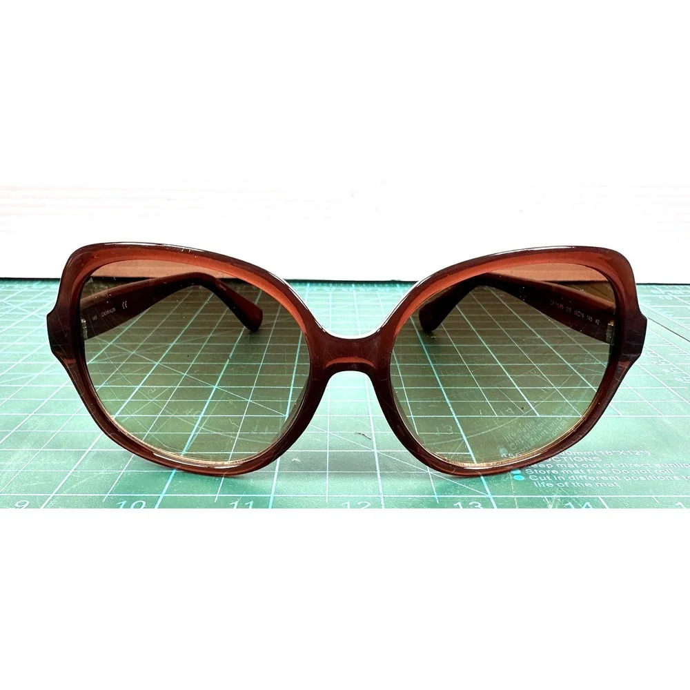 Calvin Klein Sunglasses CK19538S 210 Crystal Brown Brown Gradient Oversized